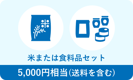 米または食料品セット