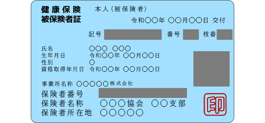 保険証(表)